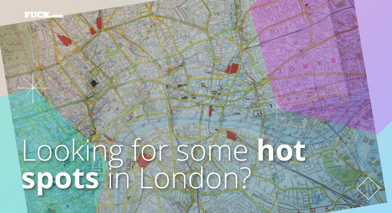 Map of London Hotspots. Popcorn.dating