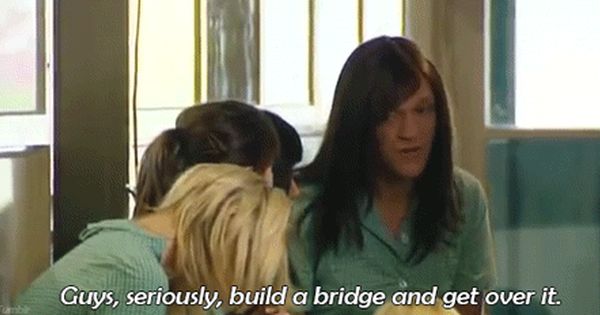 Ja'mie King 'get over it' quote. Popcorn.dating 